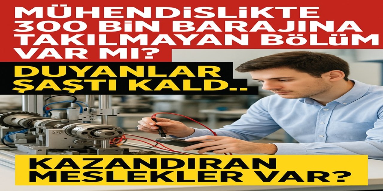 Mühendislikte 300 Bin Barajına Takılmayan Bölümler Var! Duyanlar Şaştı, Kazandıran Meslekler Listede!