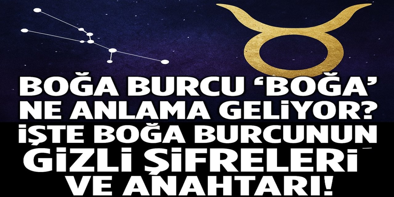 Boğa Burcu "Boğa Resmi" Ne Anlama Geliyor! İşte Boğa Burcunun Gizli Şifreleri ve Anahtarı!