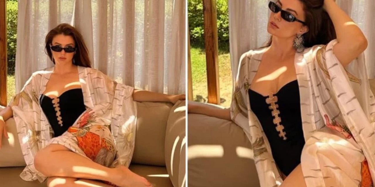 Burcu Özberk Derin Sırt Dekolteli Pozlarını Paylaştı! Hayranlarından Tam Not Aldı!