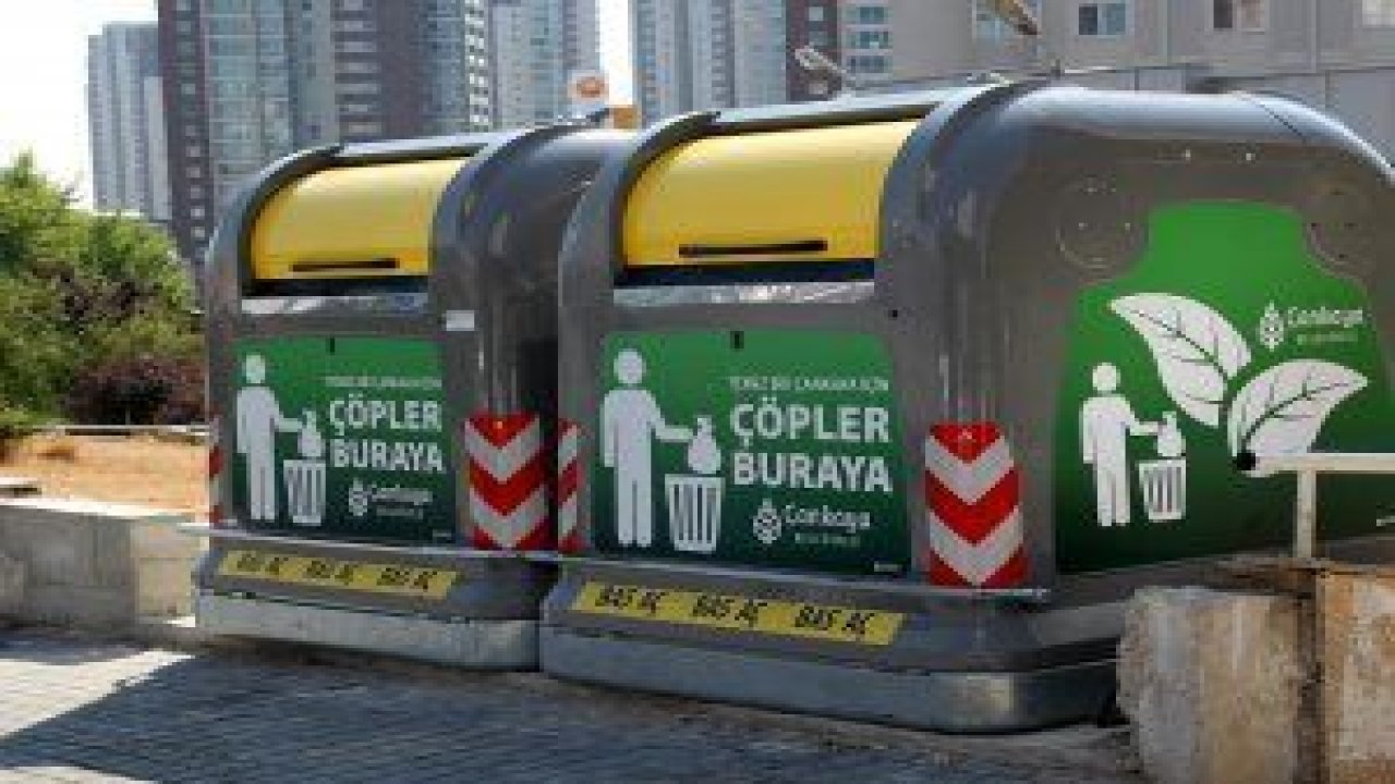 Çankaya Belediyesinin başlattığı “Yeni Sistem Çöp Konteyneri”  uygulaması Çankaya’da hızla yayılıyor