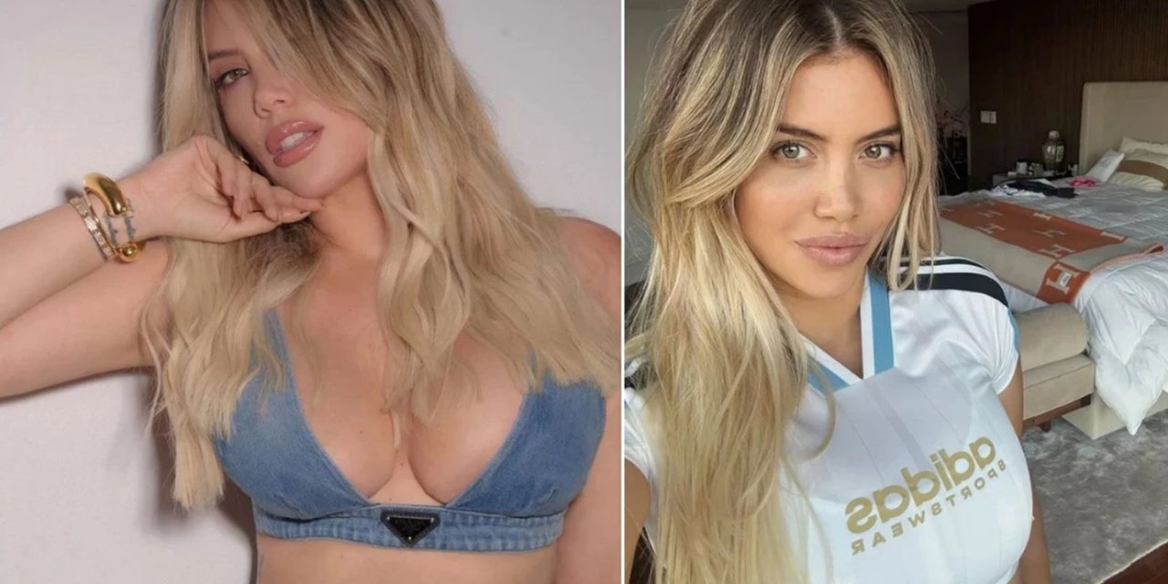 Wanda Nara Klip Çekiminde Sütyensiz Poz Verdi! Ceketinin Önünü Açtı, Sosyal Medya Sallandı!