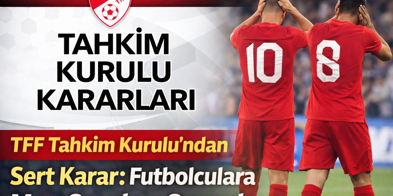 TFF Tahkim Kurulu’ndan Sert Karar: Futbolculara Men Cezaları Onandı