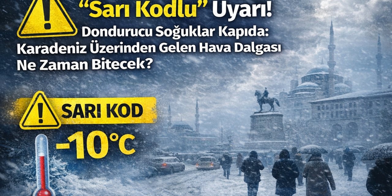 Meteoroloji’den Ankara İçin "Sarı Kodlu" Uyarı! Dondurucu Soğuklar Kapıda... Rusya Olacak!