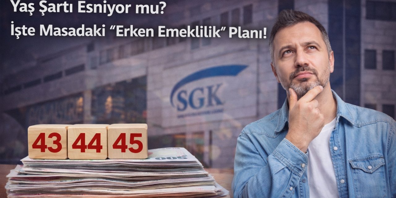 SGK'dan 43, 44 ve 45 Yaş Grubuna Piyango! Yaş Şartı Esniyor mu? İşte Masadaki "Erken Emeklilik" Planı!