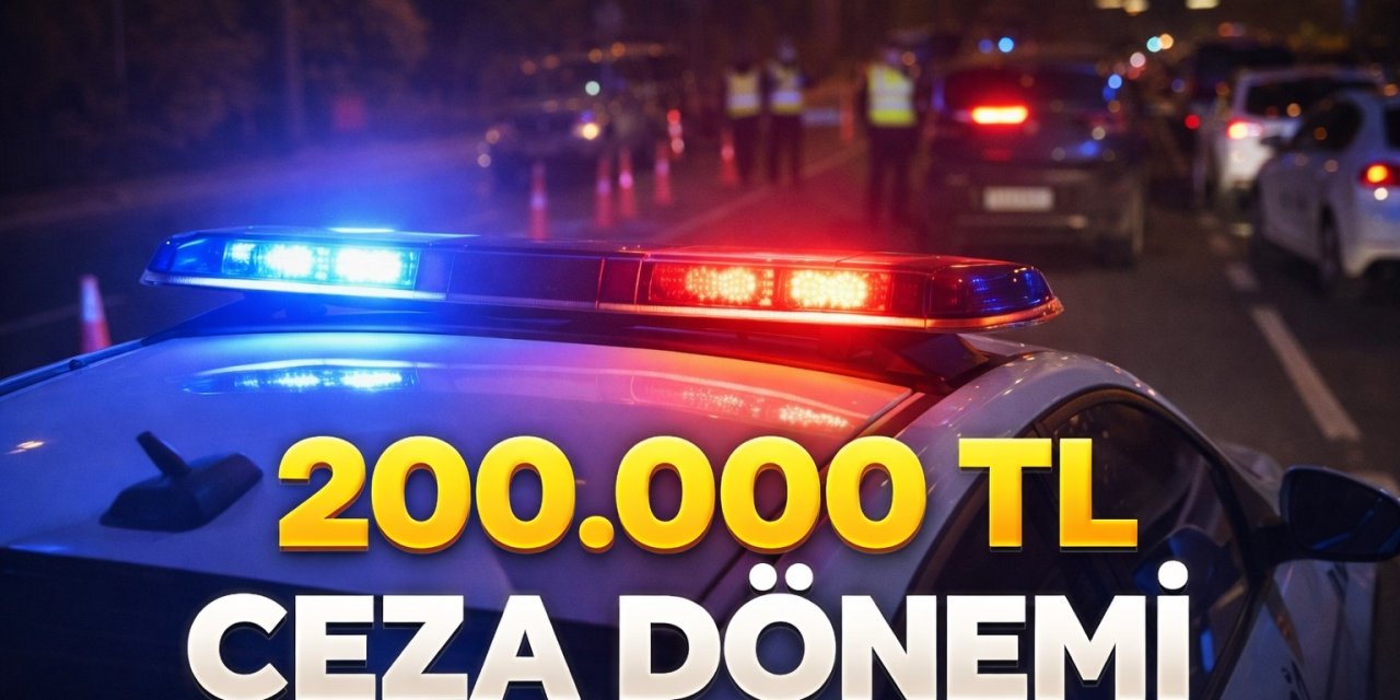 Trafikte "Dur" İhtarına Uymayan Yandı! 200 Bin TL Ceza, Ehliyetler İptal, Araçlar Bağlanacak!