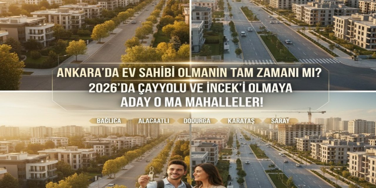 Ankara’da Ev Sahibi Olmanın Tam Zamanı mı? 2026'da Çayyolu ve İncek’i Olmaya Aday O Mahalleler!