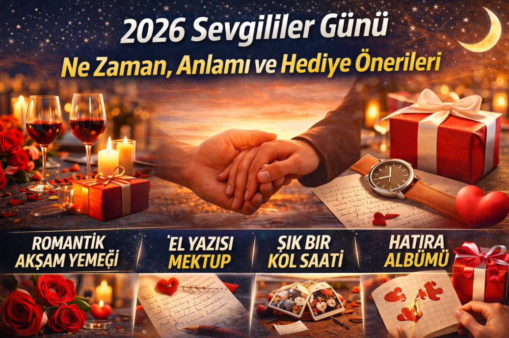 2026 Sevgililer Günü Ne Zaman? Sevgililer Gününde Ne Hediye Alınır? İşte Sevgiliye Atılacak En Romantik Mesajlar...