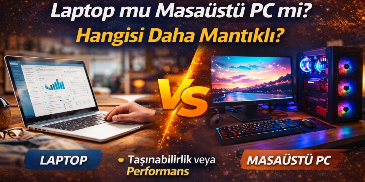 Laptop mu Masaüstü PC mi? 2026 İçin En Mantıklı Seçim Ne? Bilgisayar Alacaklar Dikkat! İşte Detaylar...