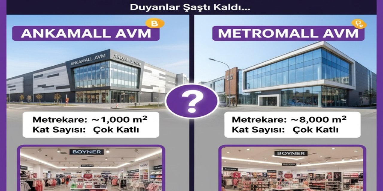 Ankara’nın En Büyük Boyner’i Hangisi? 2026 Verileriyle Ankamall ve Metromall Mi? Duyanlar Şaştı Kaldı...