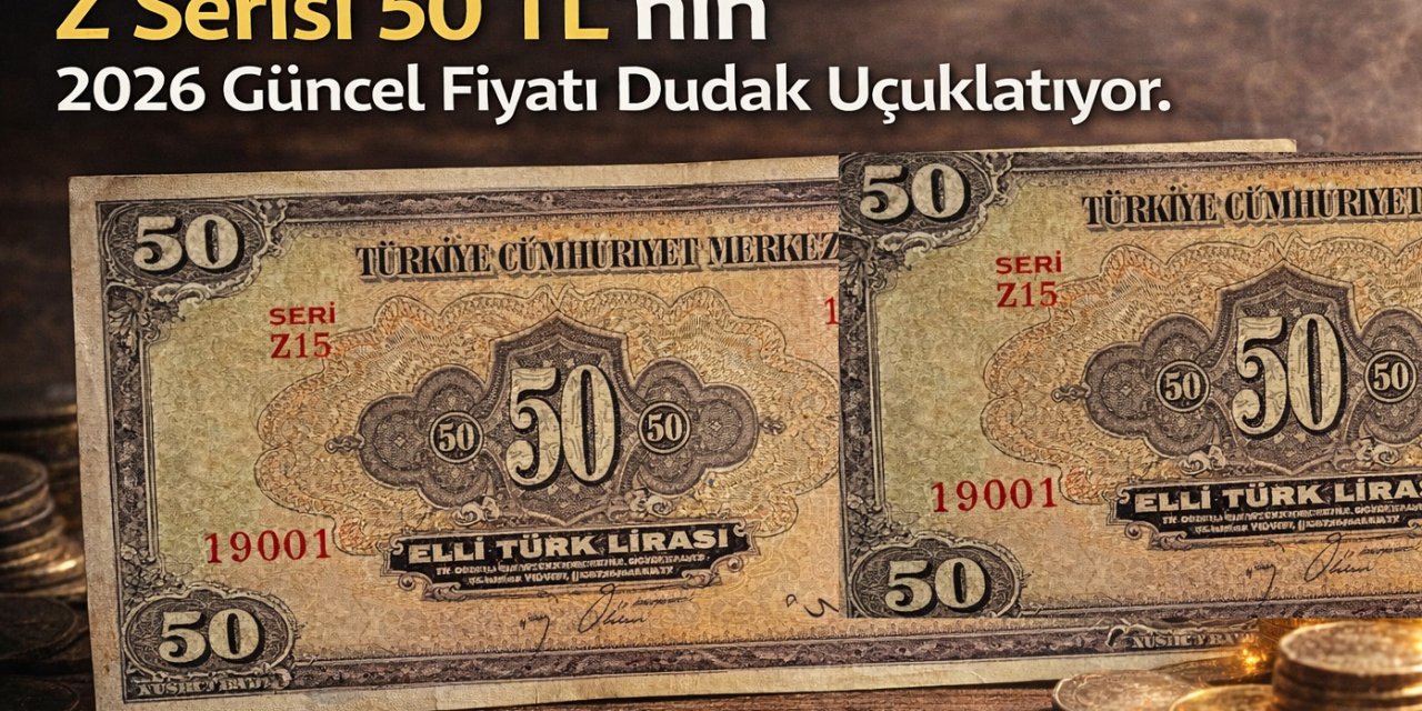 Eski Paralarınızı Sakın Harcamayın: Z Serisi 50 TL’nin 2026 Güncel Fiyatı Dudak Uçuklatıyor.