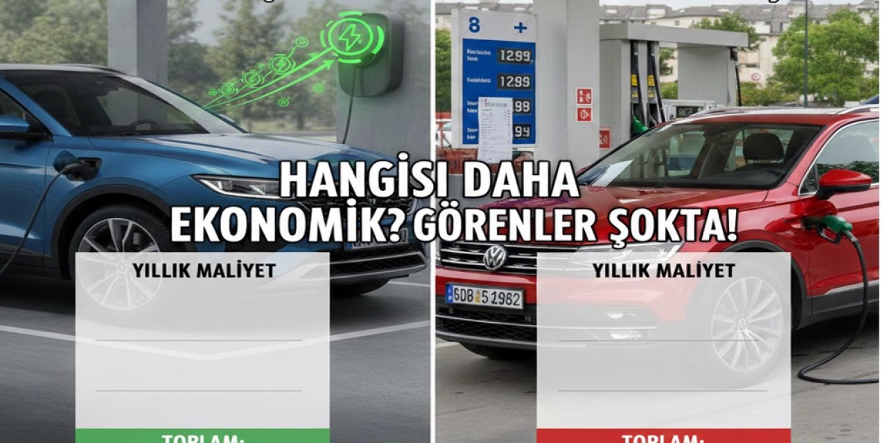 Elektirikli Mi, Benzinli mi Araç Ekonomik? Yakıt, Bakım, MTV Maliyetleri Ne Kadar? Görenler Şokta...