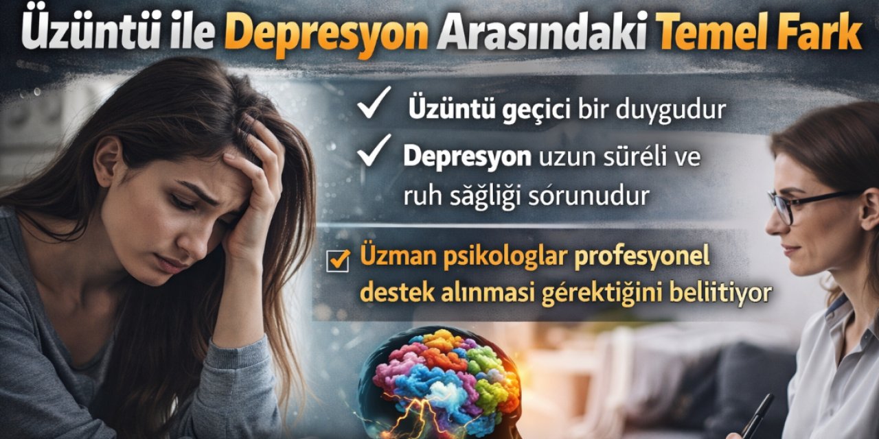 Depresyonun 7 Kritik Belirtisi Ortaya Çıktı! 2 Haftadan Uzun Sürerse Dikkat! Üzüntü ile Depresyon Aynı Şey Değil!