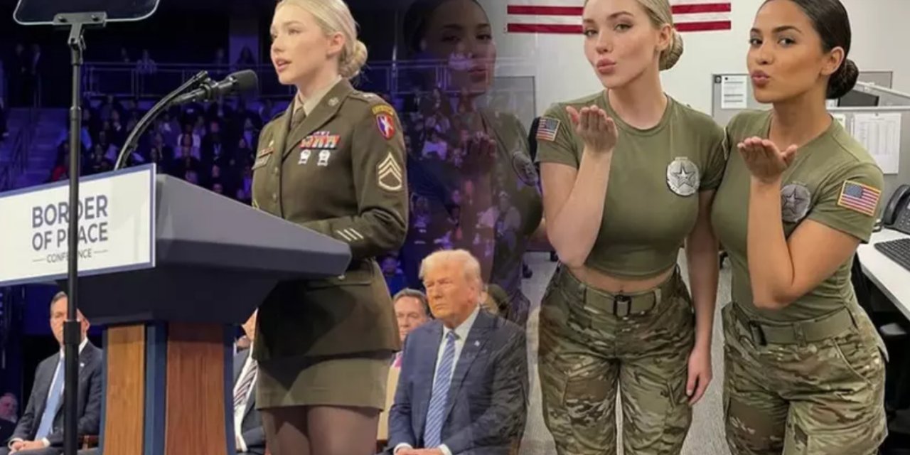 ABD’li Sarışın Komutanın Fotoğrafları Gündem Oldu! Trump’la Poz Veren Kadın Komutanın Büyük Sırrı Ortaya Çıktı! Herkesi Kandırmış!