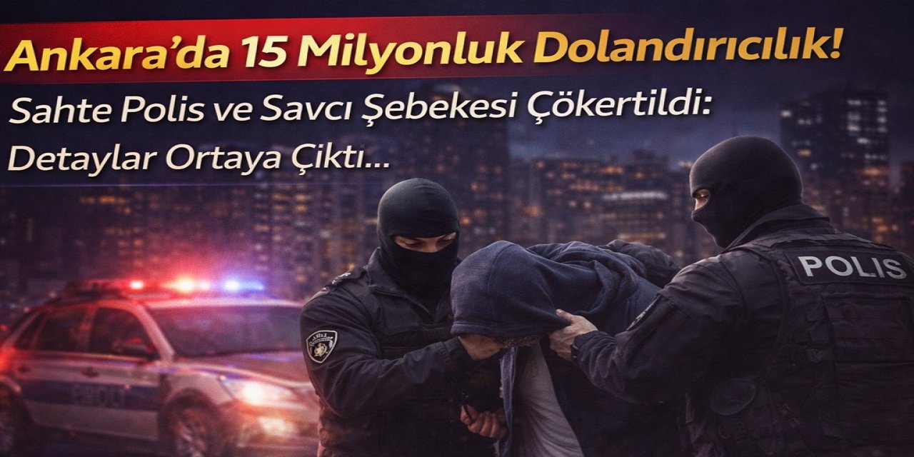Ankara’da 15 Milyonluk Dolandırıcılık! Sahte Polis Ve Savcı Şebekesi Çökertildi: Detaylar Ortaya Çıktı...