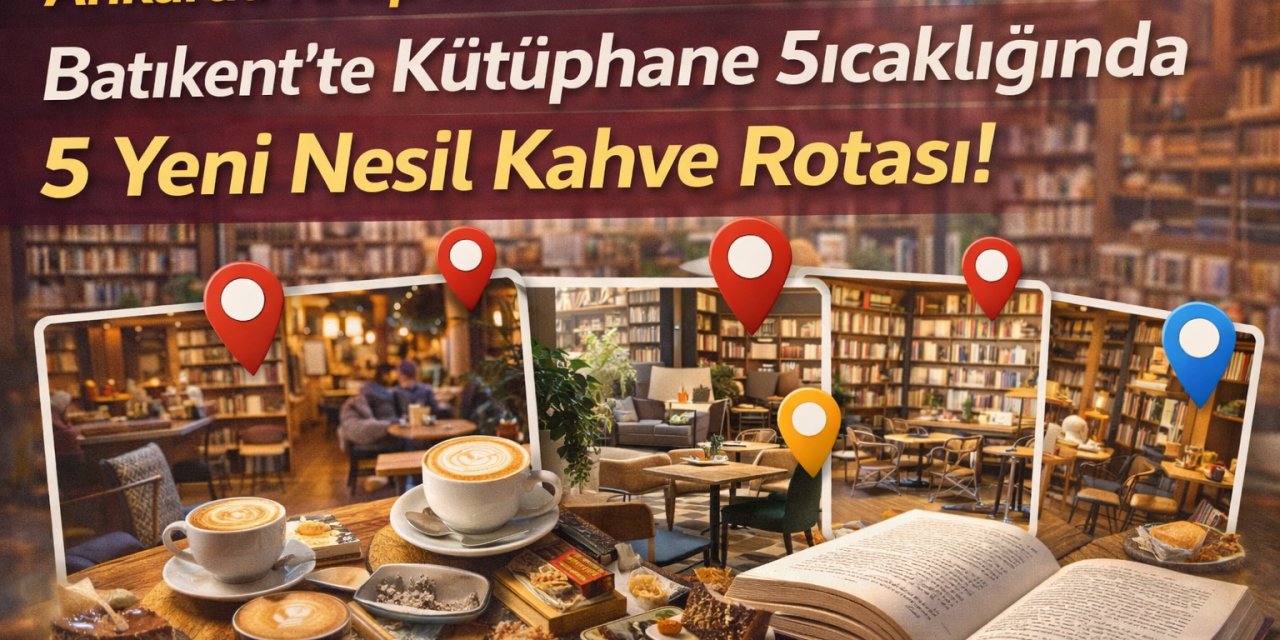 Ankaralı Kitap Kurtları Buraya: Batıkent’te Kütüphane Sıcaklığında 5 Yeni Nesil Kahve Rotası!