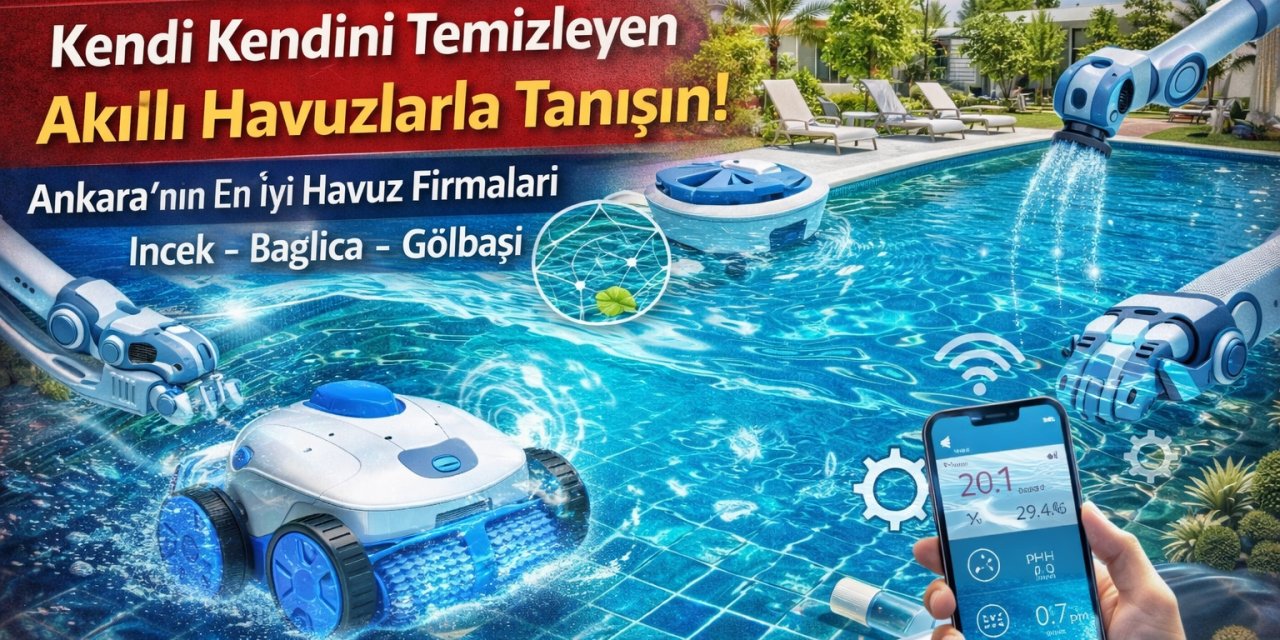 Havuzda 2026 Trendi: Kendi Kendini Temizleyen Akıllı Havuzlarla Tanışın! Ankara’nın En İyi Havuz Firmaları