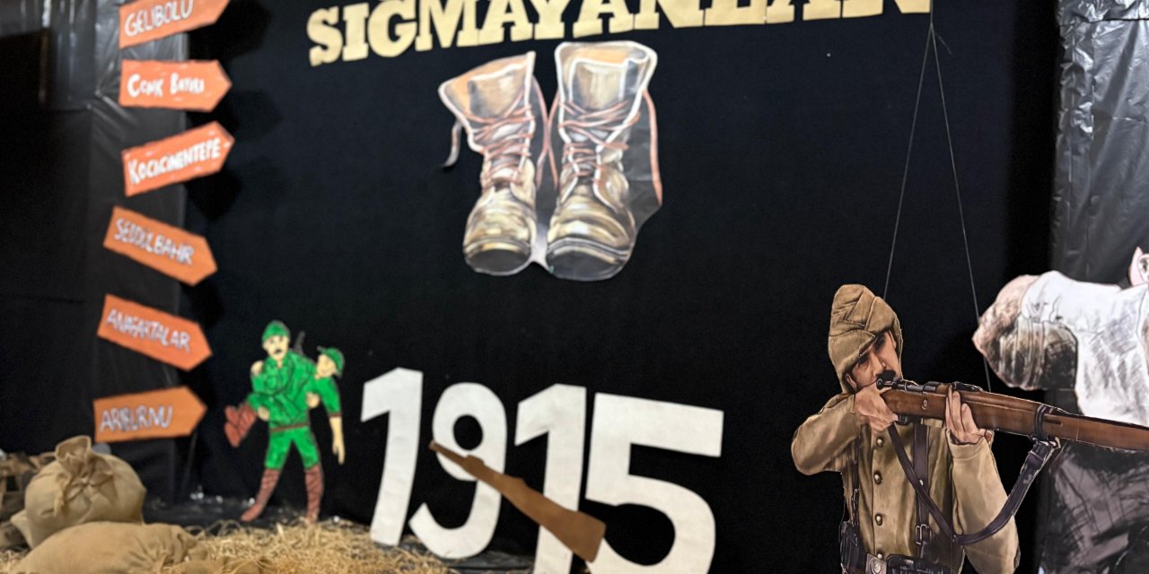 Sincanlı Miniklerden Göz Yaşartan Performans: Çanakkale Geçilmez!