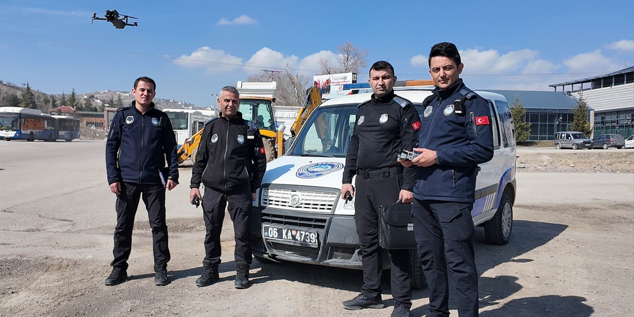 Keçiören’de Gökyüzünden Takip Başladı: Kaçak Hafriyata Dronlu Müdahale!