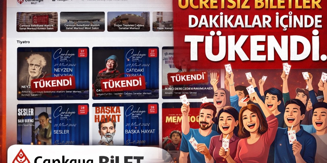 Ankaralı Sanatseverler Dijital Çankaya'ya Akın Etti: Ücretsiz Biletler Dakikalar İçinde Tükendi.