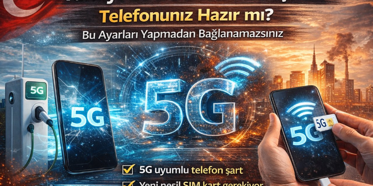 Türkiye’de 5G Dönemi 1 Nisanda Başlıyor! Hangi Telefonlar 5G'yi Destekleyecek? Telefonunuzdan Bu Ayarları Yapmayı Unutmayın!