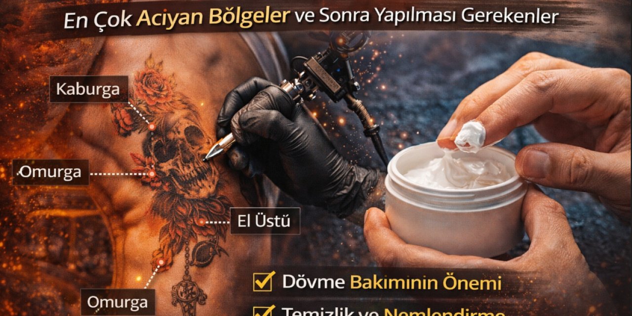 İlk Kez Dövme Yaptıracaklar Dikkat! Dövme Yaptırmak Çok Mu Acıtıyor? En Çok Hangi Bölgeler Acıtıyor? Dövme Bakımı Nasıl Yapılır?