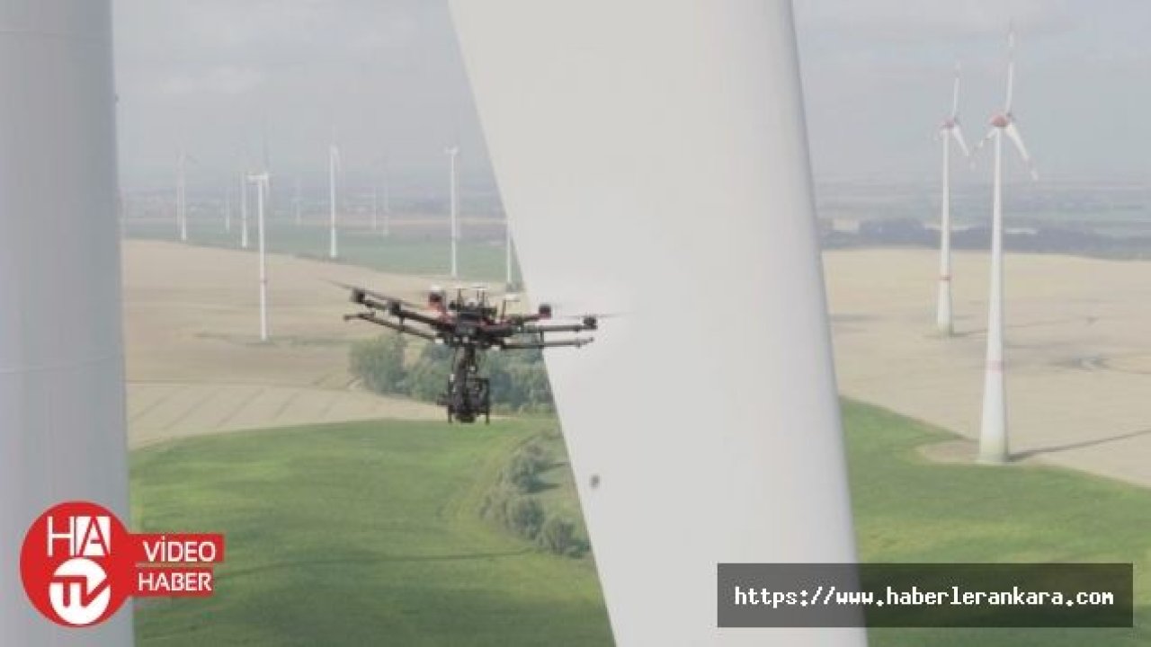 Rüzgar Türbinlerinin Kanat Bakımları İnsansız Hava Araçlarına emanet