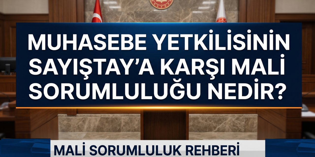Muhasebe Yetkilisinin Sayıştay’a karşı mali sorumluluğu nedir?