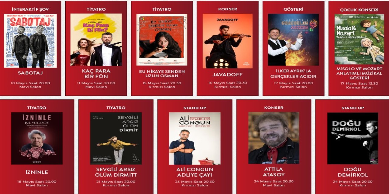 Çankaya’da Sanat Rüzgarı: Doğu Demirkol ve Attila Atasoy Atatürk Sanat Merkezine Geliyor!