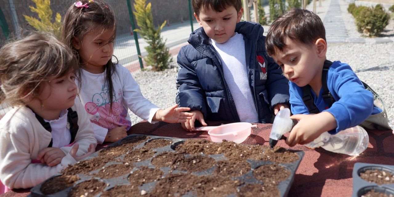 Çankaya’da Minik Bahçıvanlar İş Başında: Gelecek İçin İlk Tohumlar Toprakla Buluştu