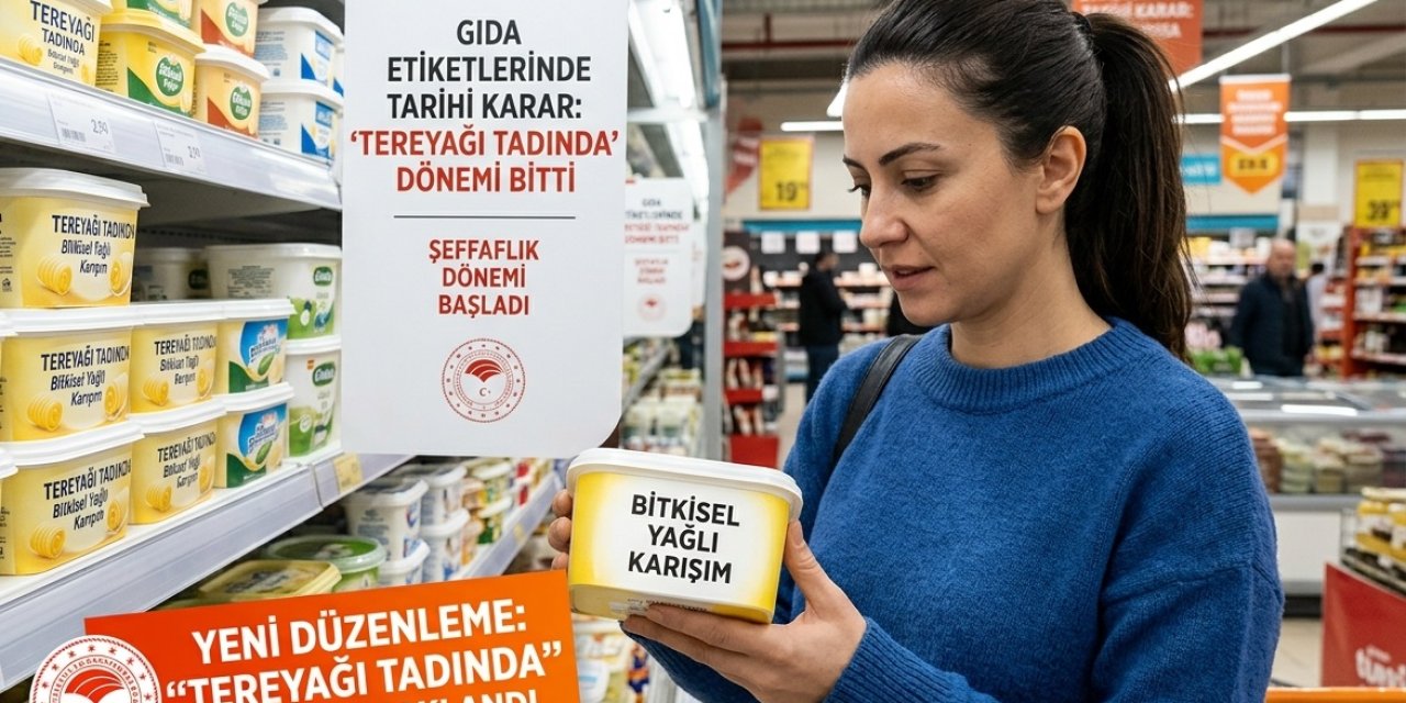 Bakanlıktan Gıda Etiketlerinde Tarihi Karar: “Tereyağı Tadında” Dönemi Bitti