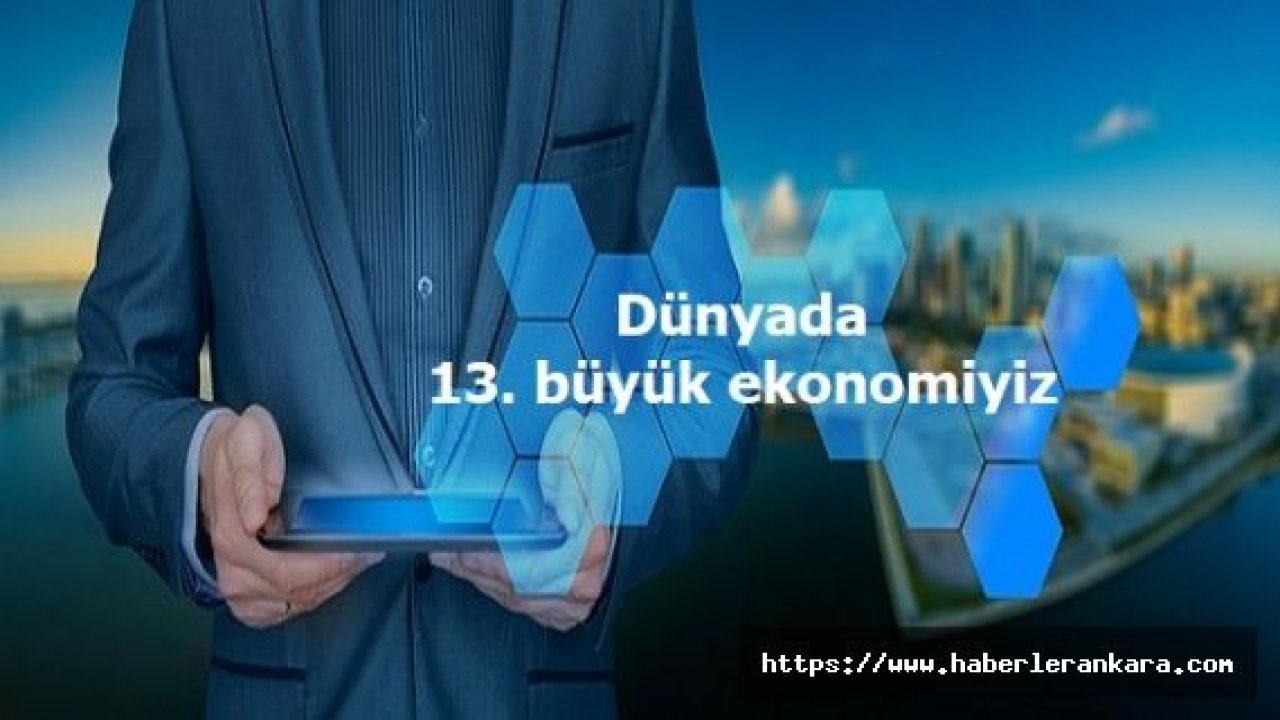 Dünya Ekonomisinde Türkiye Dünyada 13. Sırada!