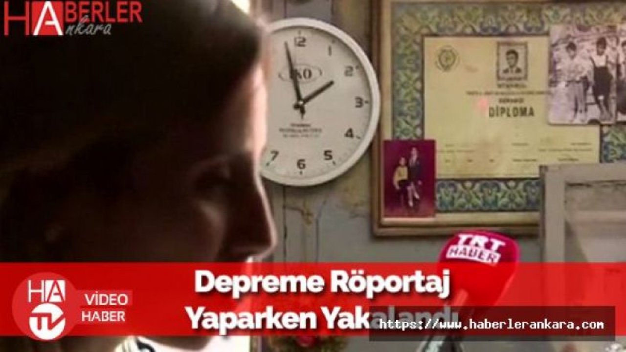 Depreme Röportaj Yaparken Yakalanan Muhabirin Şaşırtan Videosu!