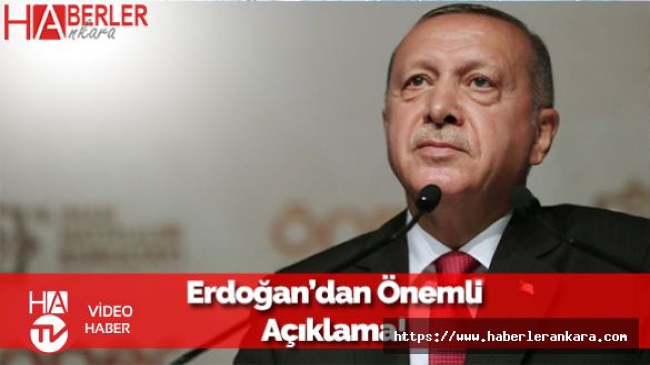 Erdoğan'dan Önemli Eğitim Açıklaması!