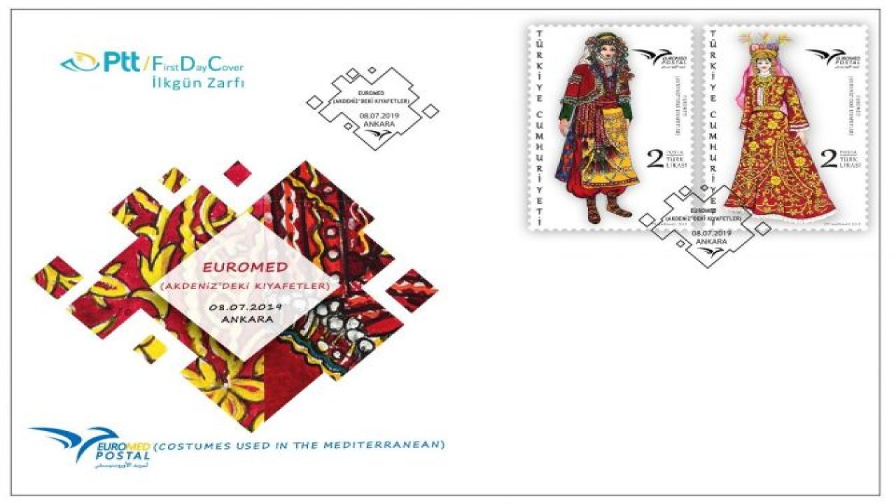 PTT'den Akdeniz'deki Kıyafetler Konulu Anma Pulu
