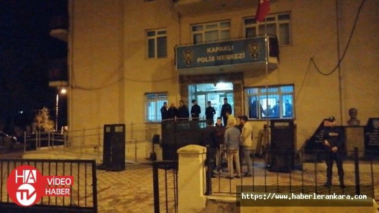 Tekirdağ'da Polis Merkezi'nde, polise bıçaklı saldırı