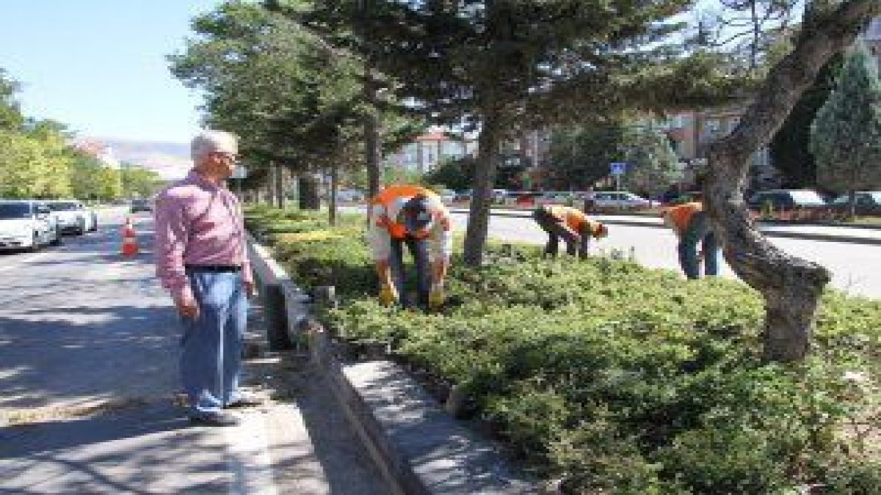 Beypazarı Belediyesi Park Bahçeler Müdürlüğü ekipleri Kurban Bayramı için çalışmalarını hızlandırdı