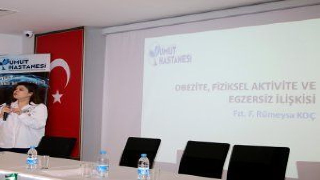 Çankaya Belediyesi, Tınaztepe Anadolu Lisesi öğrencilerini obezite konusunda bilgilendirdi