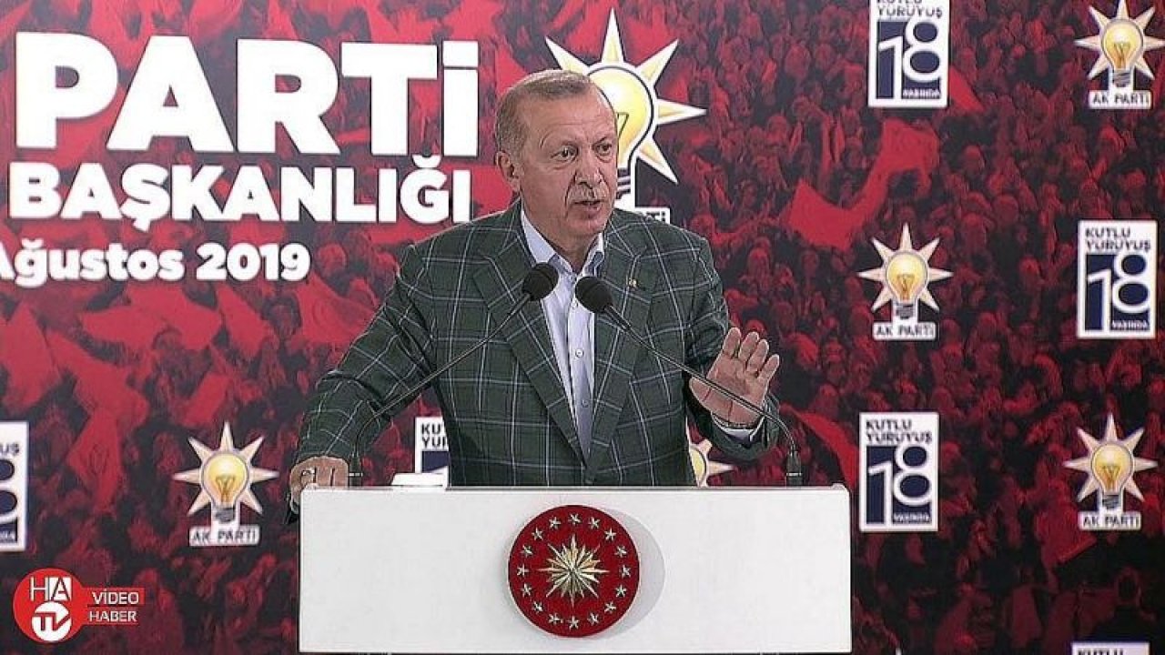 Cumhurbaşkanı Erdoğan: “Bunları biz kovalıyoruz onlar kaçıyor”