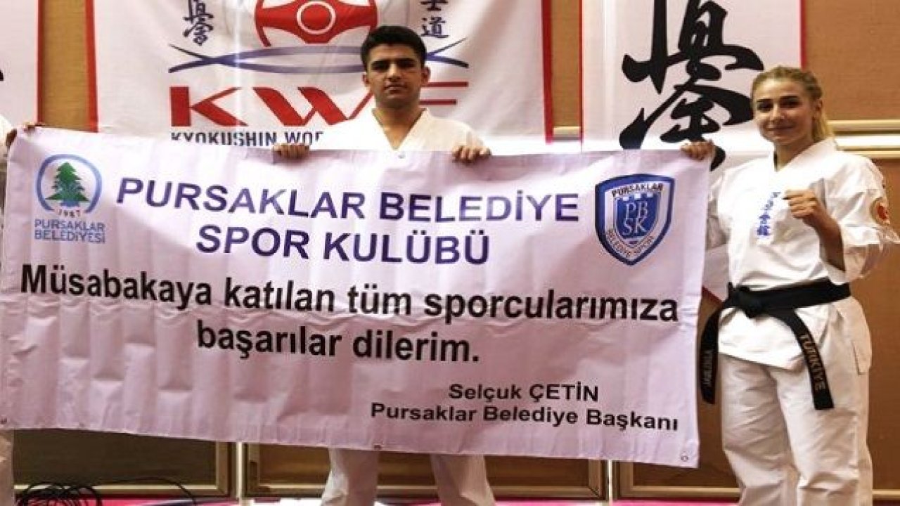 Pursaklar Belediye Sporcuları Aslı Delibal ile Ali Şener milli takıma seçildi