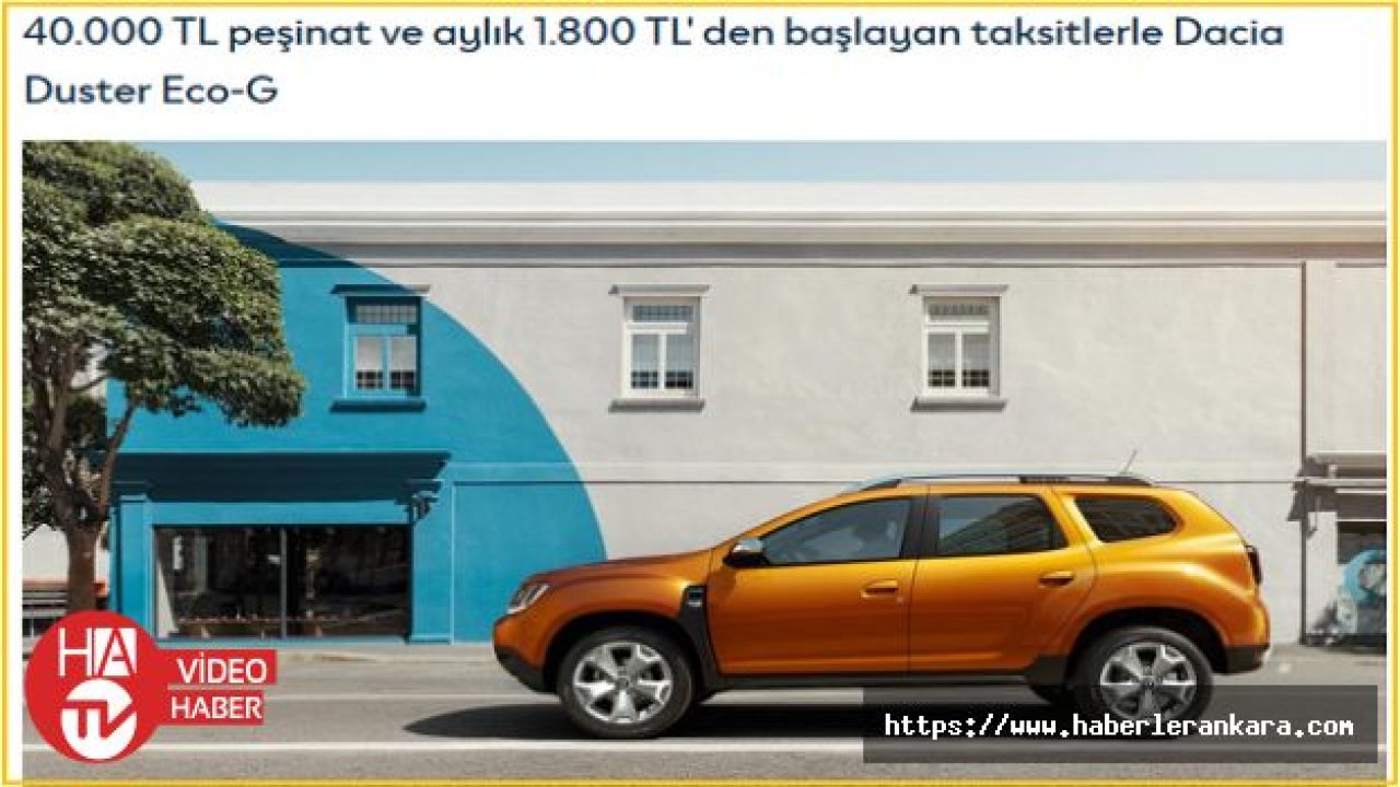 Dacia Duster Eylül Ayı SUV Kampanyası - Fiyat Listesi 2019