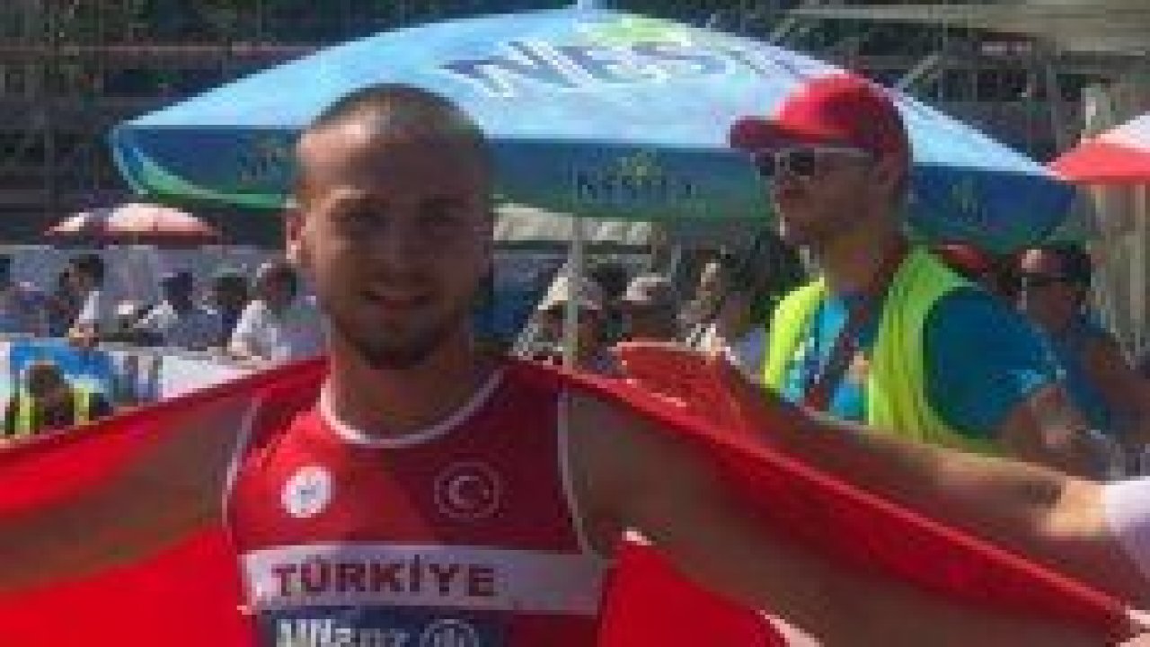 Özel sporcu Oğuz Türker dünya şampiyonu