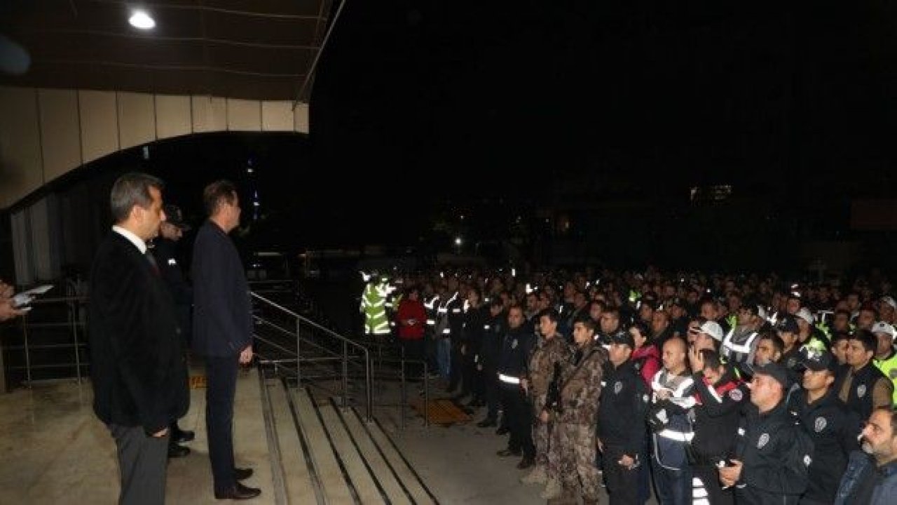 Gaziantep polisinden 1078 personel ve 81 ekip ile dev operasyon