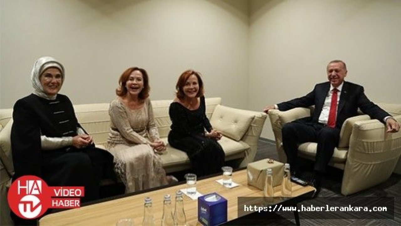 Erdoğan, piyanist Pekinel kardeşlerle bir araya geldi
