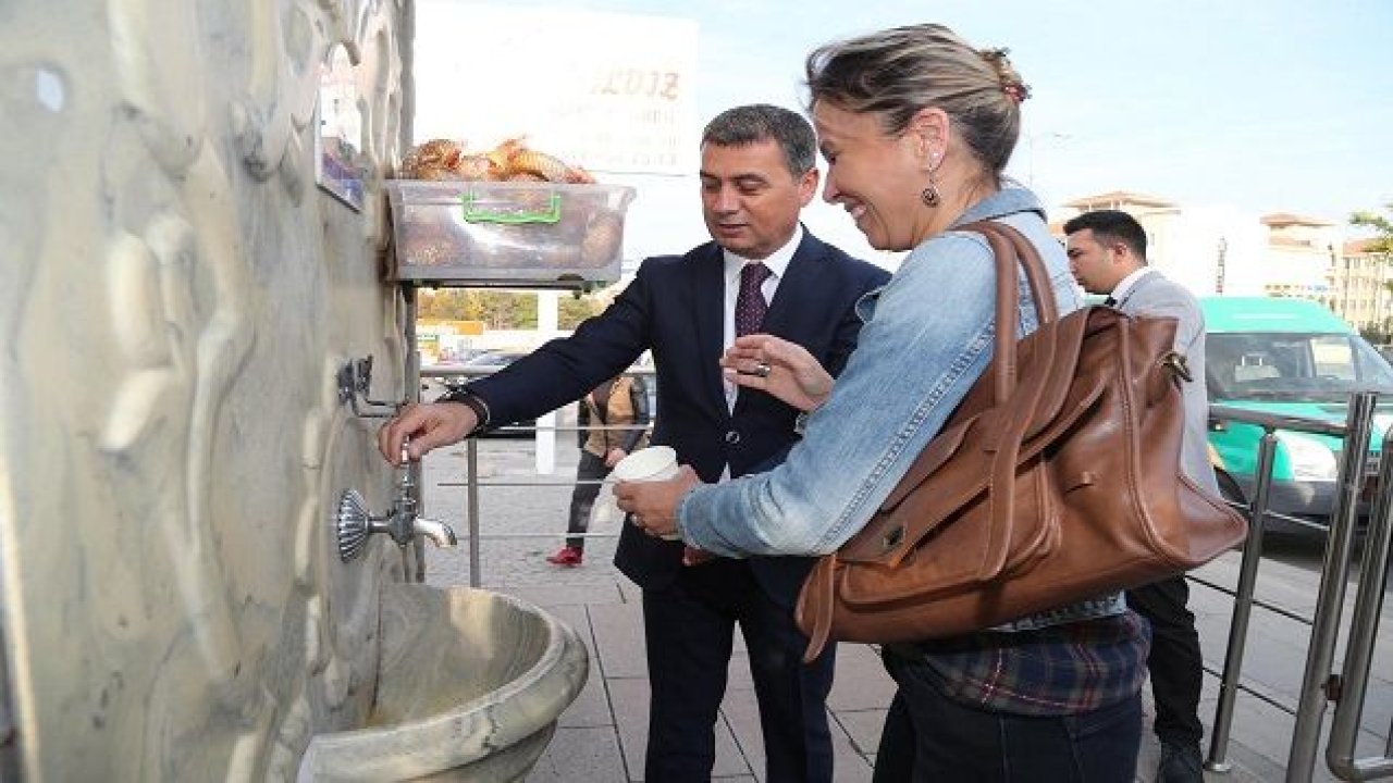Ankara'da su yerine çorba akan: İkram Çeşmesi