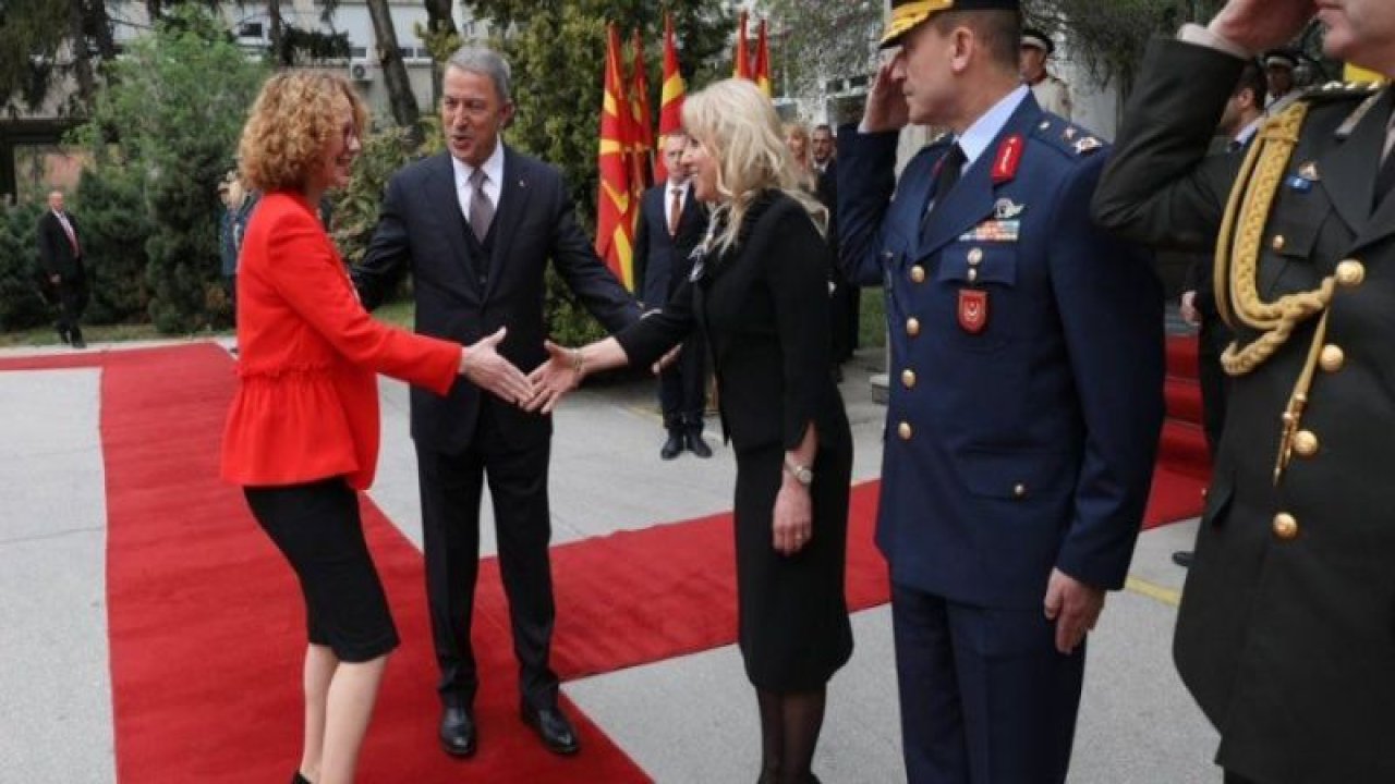 Milli Savunma Bakanı Akar, Kuzey Makedonyalı mevkidaşı ile görüştü