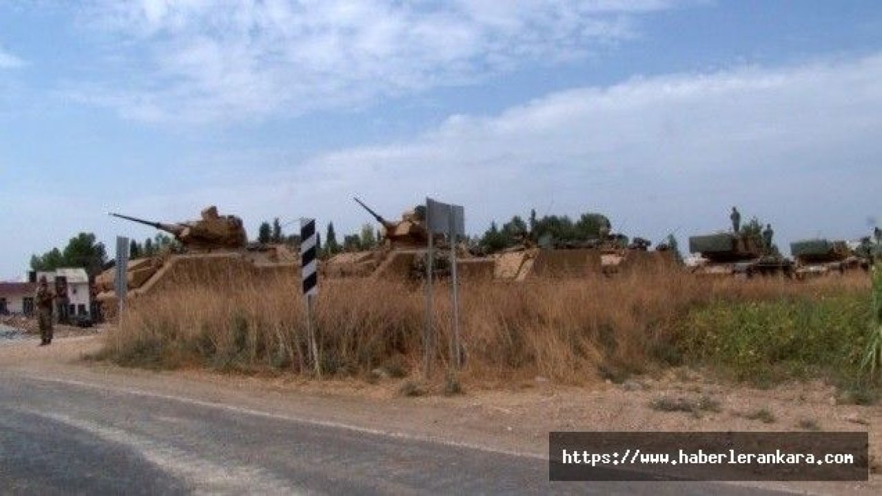 Tanklar sınır hattında konuşlandırıldı