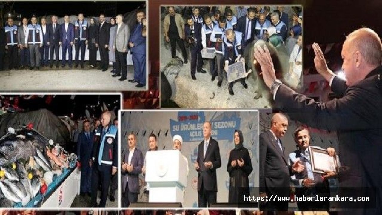 Cumhurbaşkanı Erdoğan Su Ürünleri Av Sezonu'nu açtı