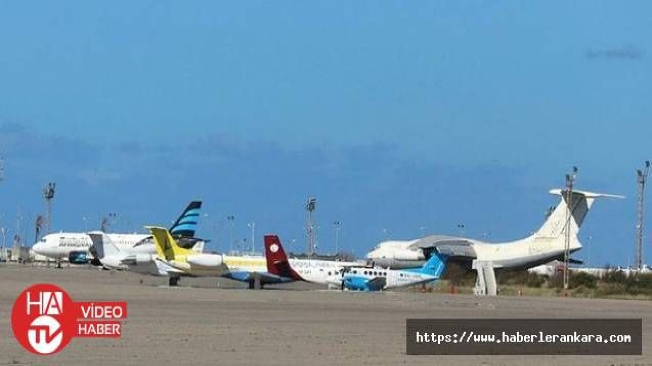 Libya Mitiga Havaalanı'na saldırılar