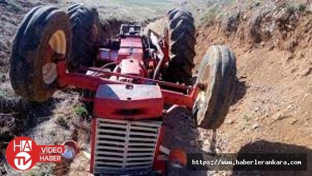 Konya'da traktör devrildi: 1 ölü