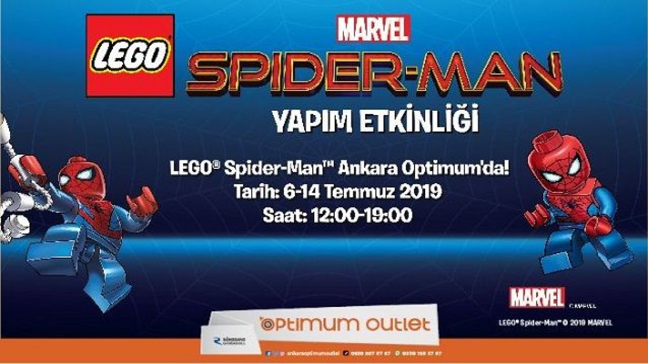 Ankara Optimum AVM'de LEGO Spider-Man Etkinliği